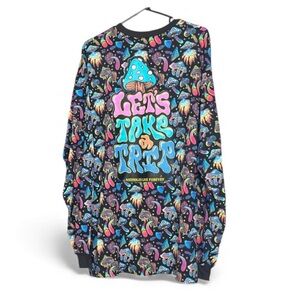 As*holes live forever Vibrant  Graphic Crewneck long sleeve shirt size L